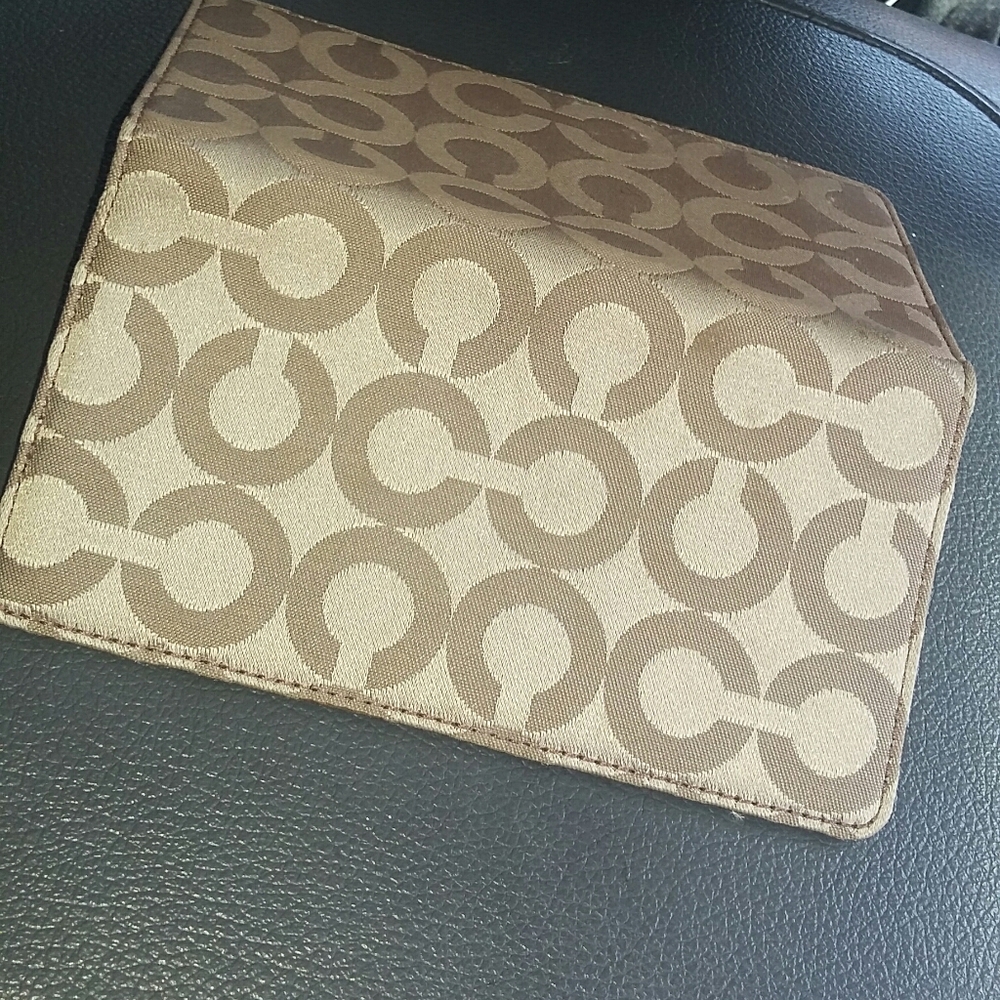 Coach checkbook/wallet